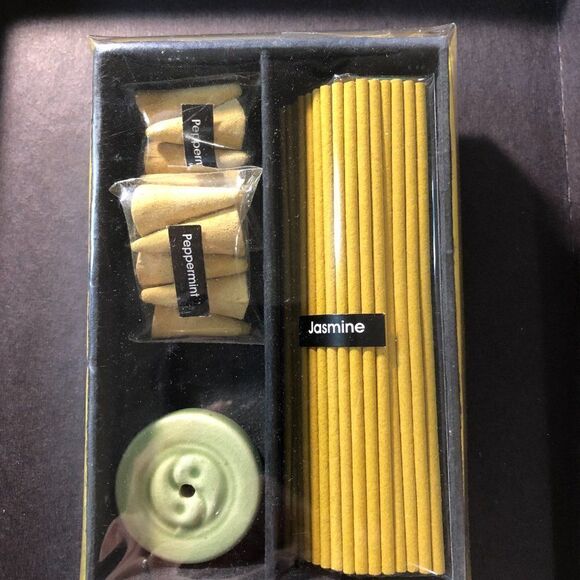 Incense & Holder Gift Sets - Jasmine & Peppermint - Picture 2 of 7